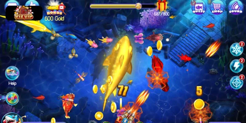 BẮN CÁ RIKVIP Tựa game bắn cá siêu hấp dẫn dành cho mọi ngư thủ RIKVIP.
