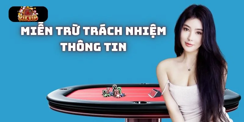 MIỄN TRỪ TRÁCH NHIỆM Hội viên sẽ được toàn quyền tham gia cá cược và giải trí khi tham gia cá cược.